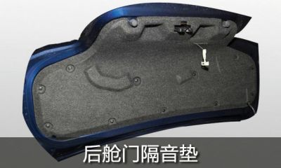 sound insulating pad of cabin door